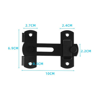 Stainless Steel Sliding Barn Door Lock – 180° Flip Latch & Bolt