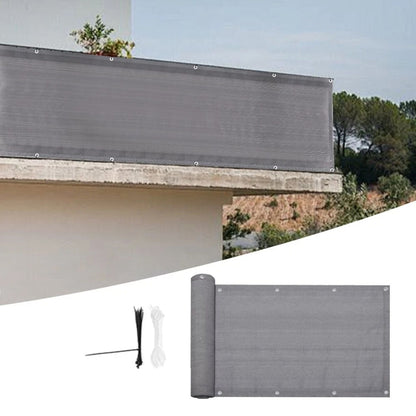 4.8m x 0.9m Balcony Privacy Screen HDPE Garden Fence Shade Windbreak