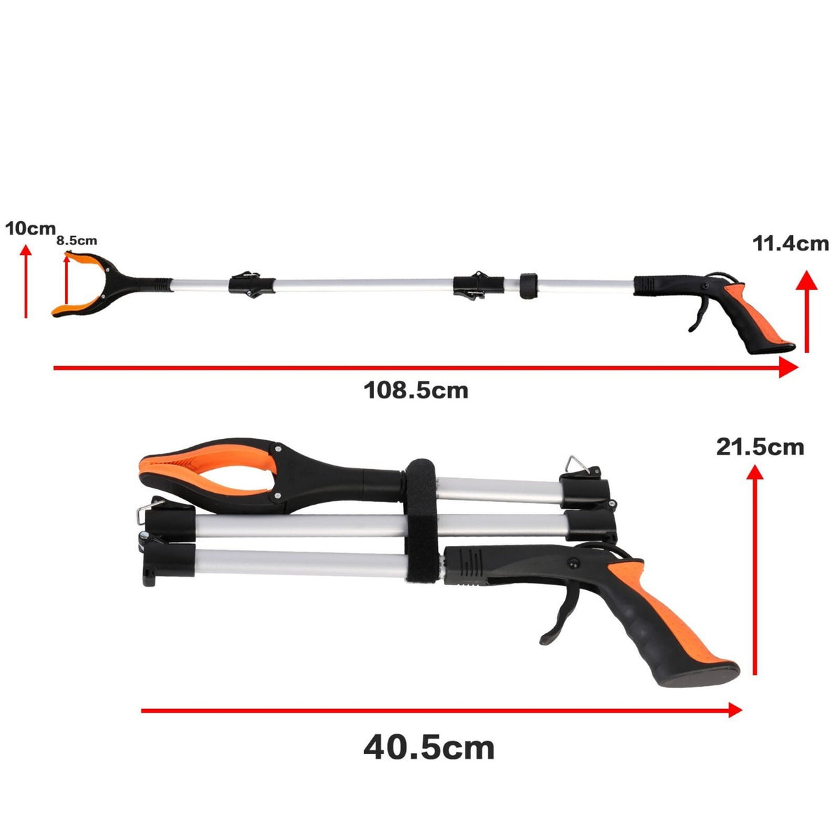 Reacher Grabber Tool Extra Long Foldable Magnetic Lightweight for Elderly