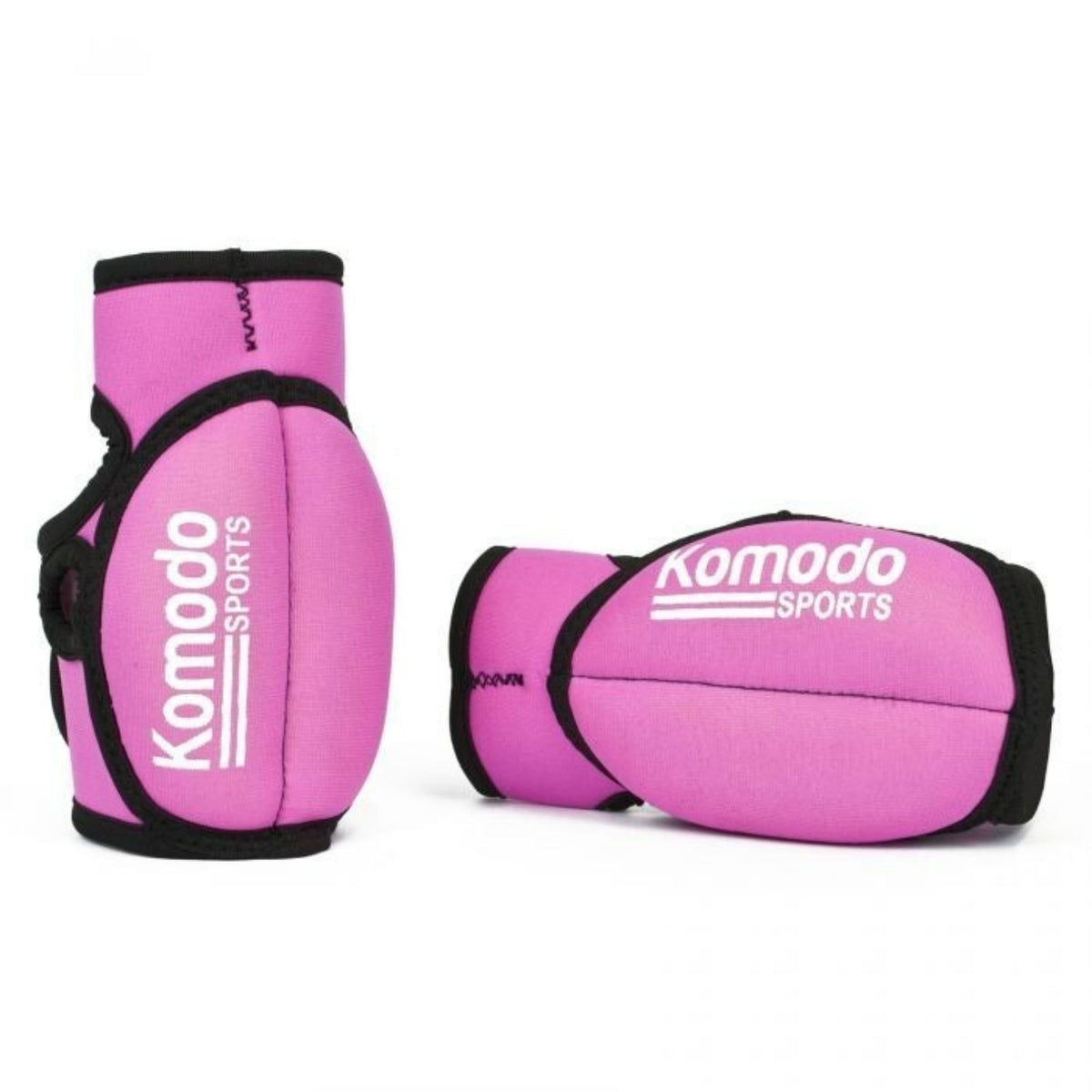 Gym Gloves & Ankle Weights Neoprene Weighted Straps Pink or Black 1-3kg