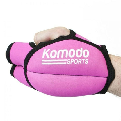 Gym Gloves & Ankle Weights Neoprene Weighted Straps Pink or Black 1-3kg
