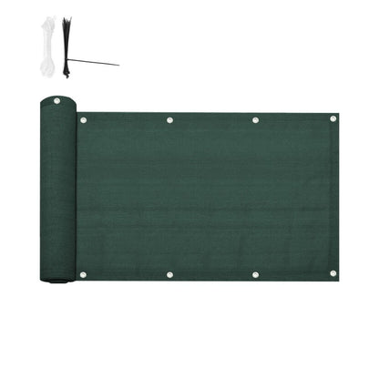 4.8m x 0.9m Balcony Privacy Screen HDPE Garden Fence Shade Windbreak