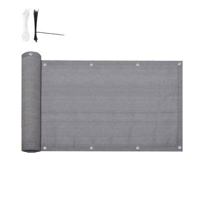 4.8m x 0.9m Balcony Privacy Screen HDPE Garden Fence Shade Windbreak