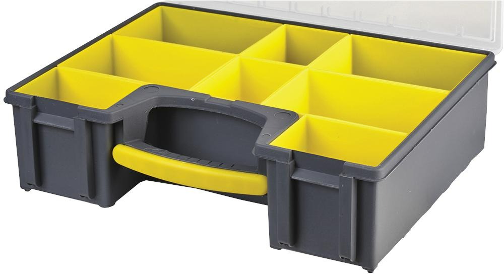 Deep Storage Tool Box 8 Removable Compartment Trays