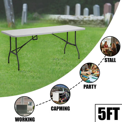 Multi-Purpose Foldable Table for Events, Camping, Home & Car Boot Sales