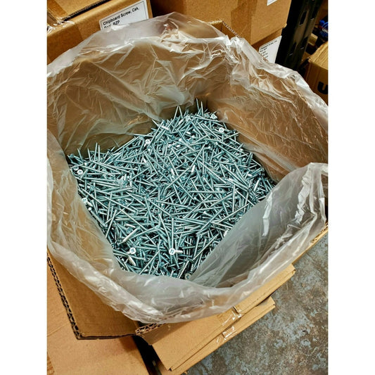 Zinc Chipboard Screws Pozi Countersunk Twin Thread | Bulk Trade Pack