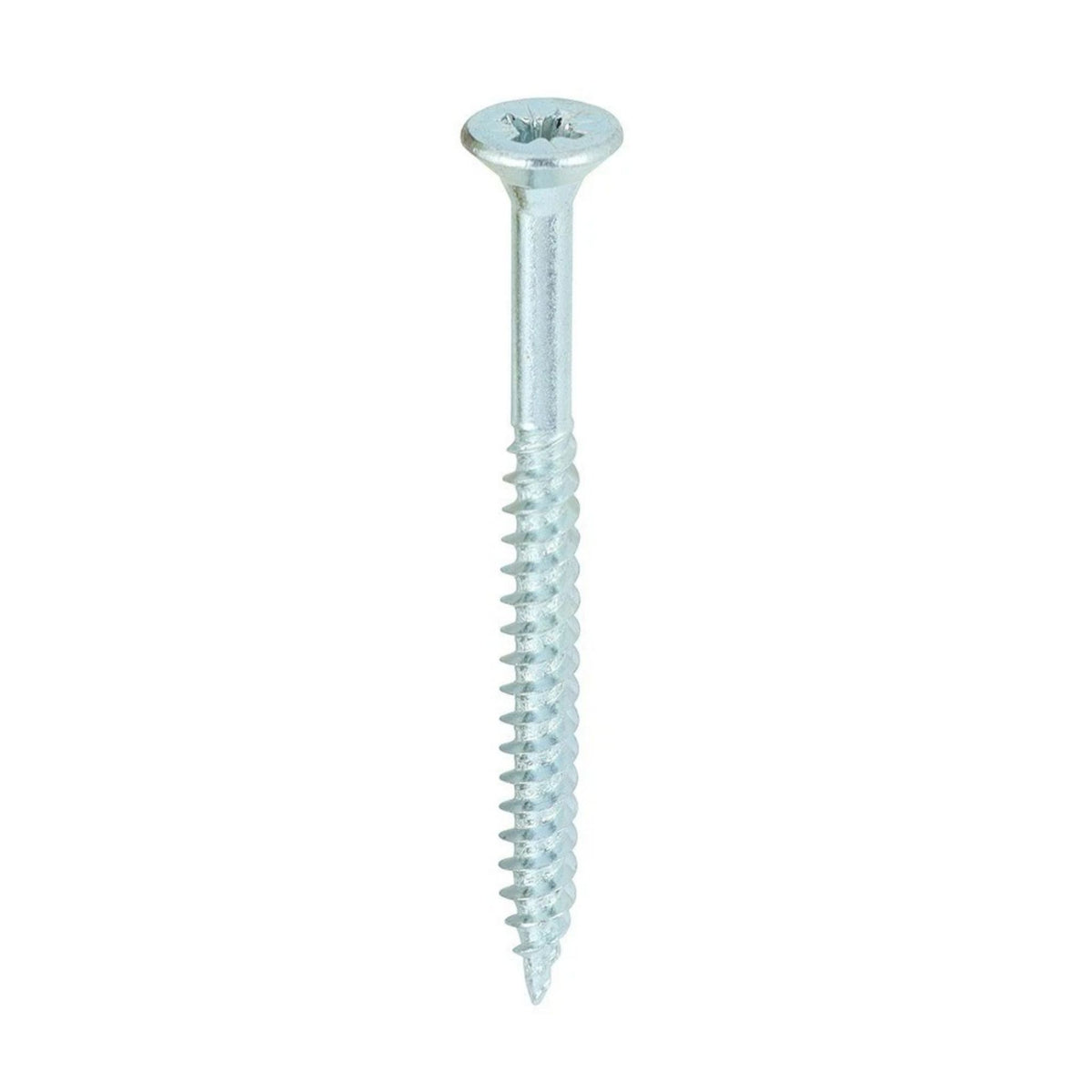 Zinc Wood Screws Pozi Countersunk Twin Thread Hardened Steel | Box of 200