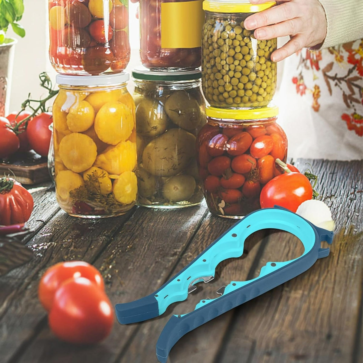 Multi-Function Jar & Bottle Opener – Arthritis & Grip Aid Kitchen Tool