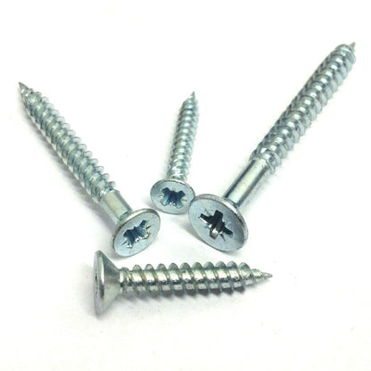 Zinc Twin Thread Woodscrews Pozi Countersunk | Full Size Set 43 Boxes