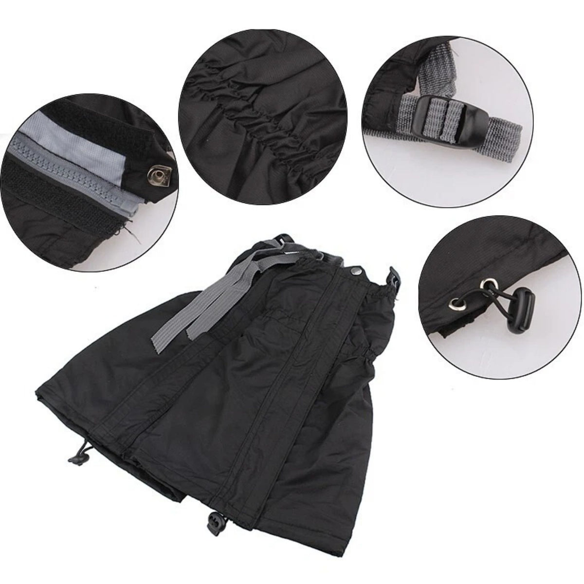 Waterproof Walking Gaiters 3000mm Hiking Ankle Leg Cover Trekking Climbing