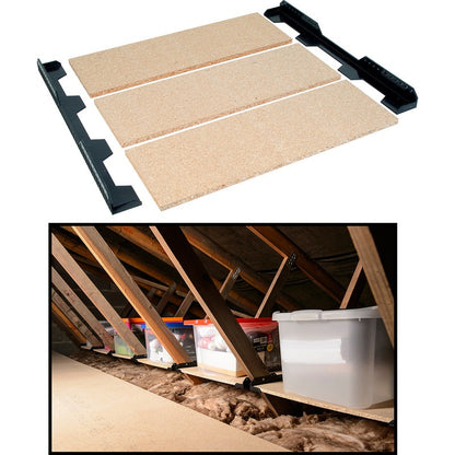 Loft Rafter Storage Shelf Kit – Insulation Safe, 12kg Capacity