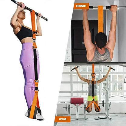 Pull Up Assist Bands Set 225LBS Resistance Knee Rest Sling Strength Training