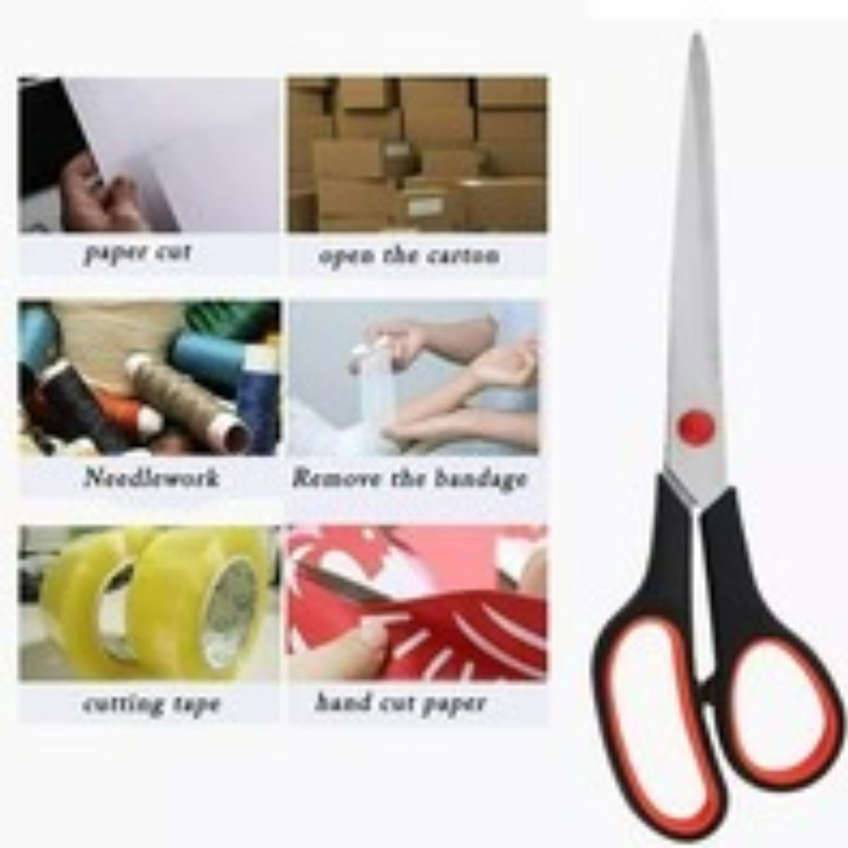 Heavy Duty Kitchen Scissors (Set of 3) – Multi Purpose Sharp Blades UK Stock