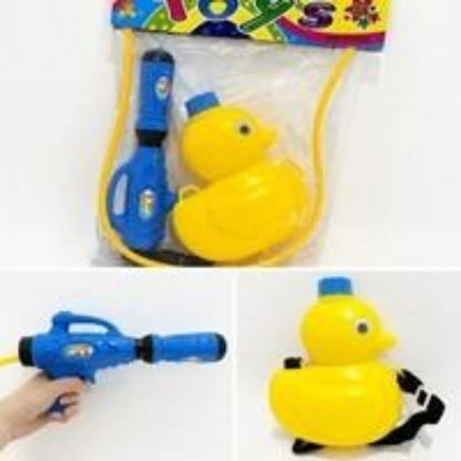 Kids Duck Backpack Water Blaster – Pump Action Outdoor Summer Toy