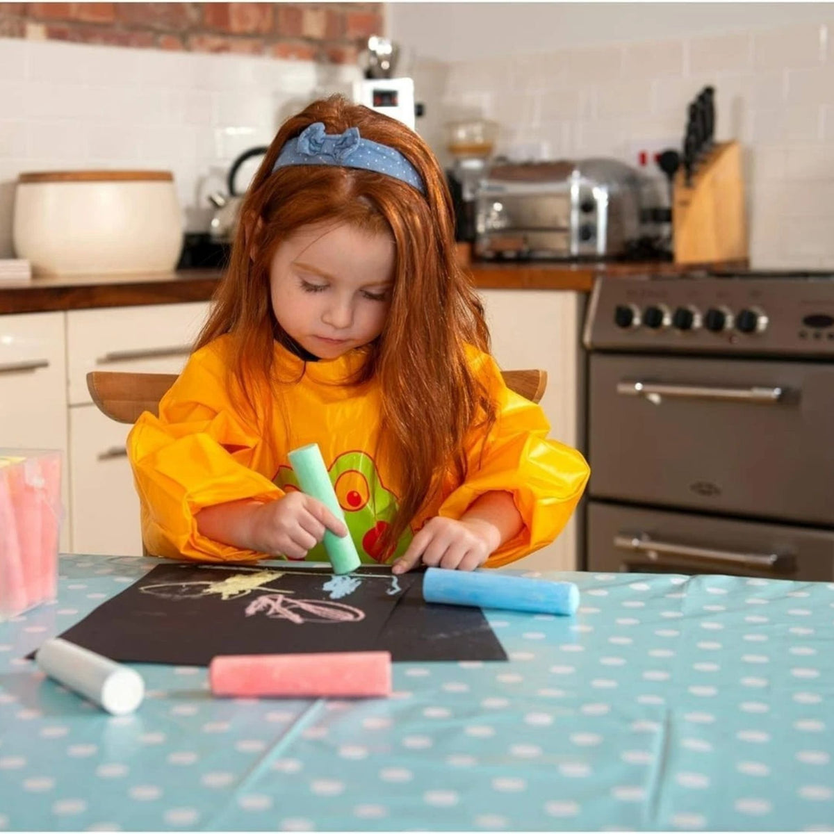 Giant Chunky Pavement Chalks for Kids Extra Large Washable Drawing Set