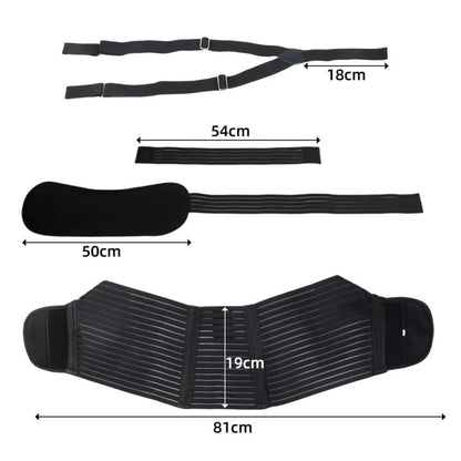 Maternity Pregnancy Support Belt Shoulder Straps Back Brace Belly Lift