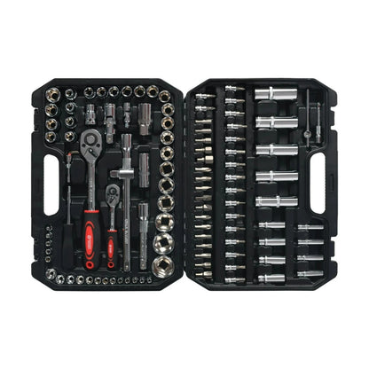 108pc Cordless Drill & Socket Set – 18V Li-Ion, Ratchet Wrench & Mechanics Tool Kit