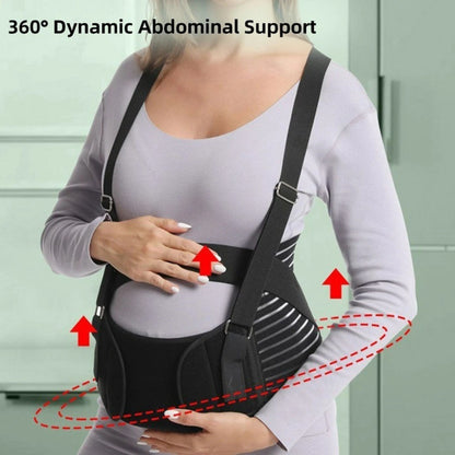 Maternity Pregnancy Support Belt Shoulder Straps Back Brace Belly Lift
