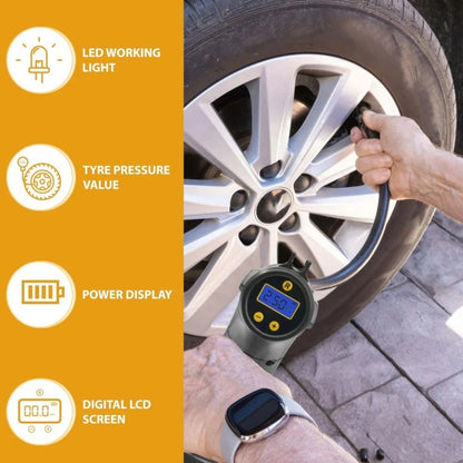 Cordless Tyre Inflator 150PSI Digital Air Compressor Auto Shut-Off Car