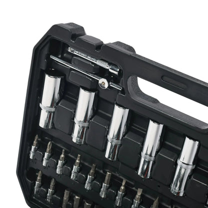 108pc Cordless Drill & Socket Set – 18V Li-Ion, Ratchet Wrench & Mechanics Tool Kit