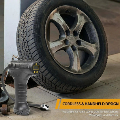 Cordless Tyre Inflator 150PSI Digital Air Compressor Auto Shut-Off Car