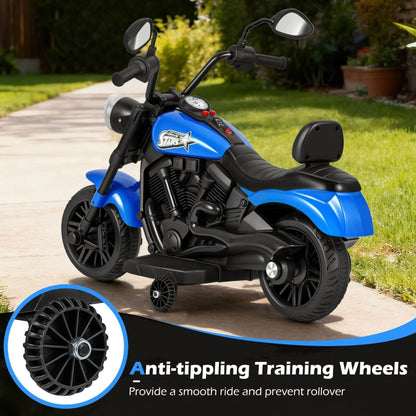 6V Kids Electric Motorbike Ride On Toy Motorcycle Training Wheels Kits