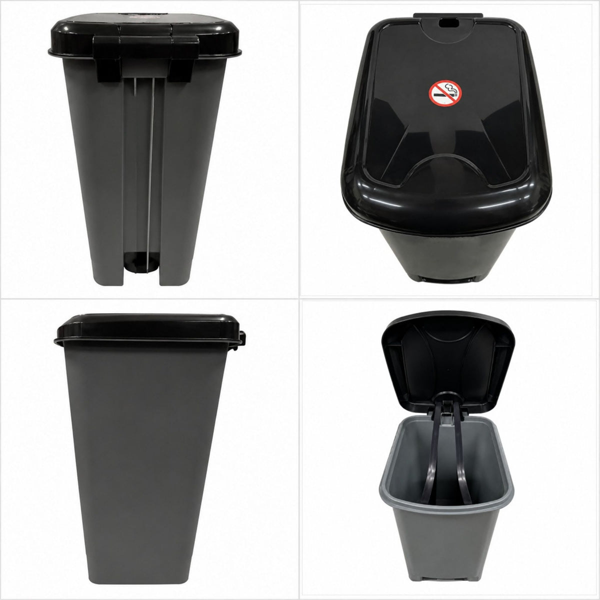 Slim Pedal Bin 40L 20L Kitchen Bathroom Office Waste Rubbish Bin with Lid
