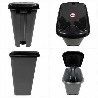 Slim Pedal Bin 40L 20L Kitchen Bathroom Office Waste Rubbish Bin with Lid