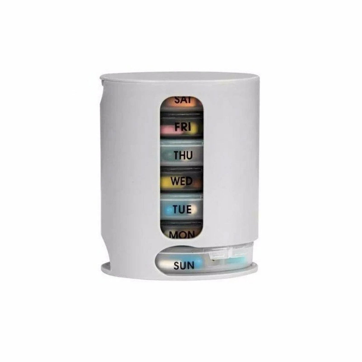 Extra Large 7 Day Weekly Pill Organizer Medication Box Daily Dose Reminder