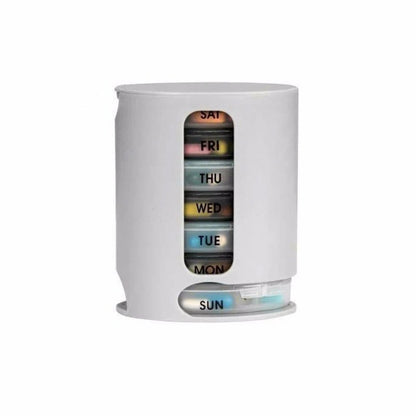 Extra Large 7 Day Weekly Pill Organizer Medication Box Daily Dose Reminder