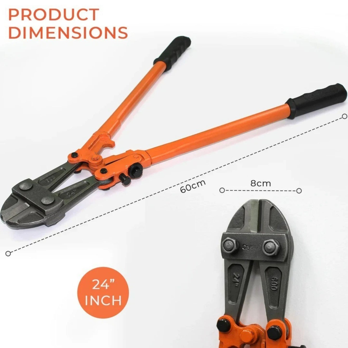 Heavy Duty Bolt Cutters 18/24/36 Inch Carbon Steel Cable Rebar Cropper
