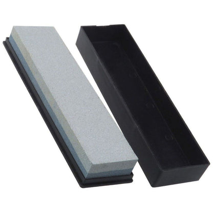 Double Sided Sharpening Stone 120/240 Grit Knife Whetstone Wet Oil Storage Case