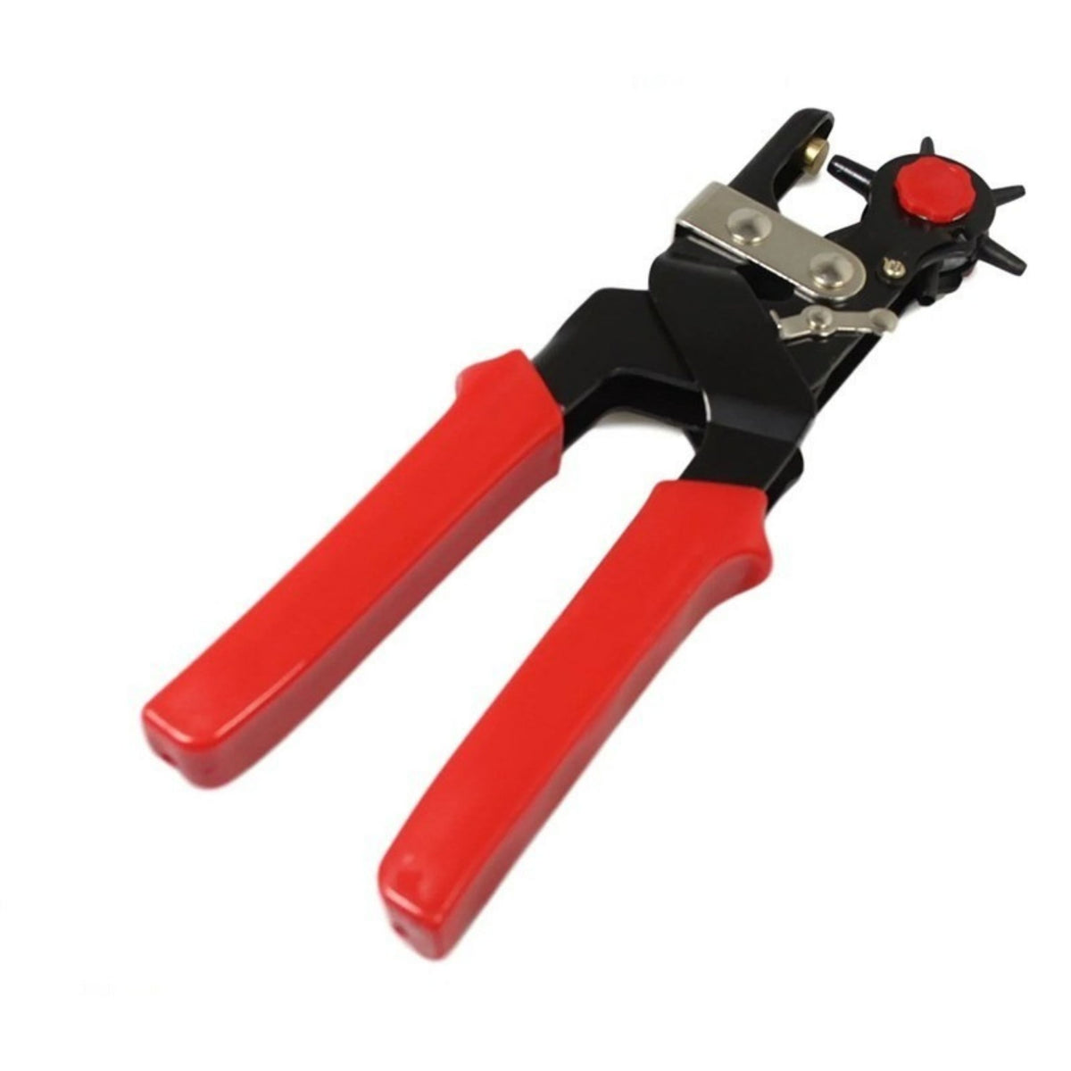 Revolving Leather Hole Punch Plier Belt Strap 6 Sizes 2.5-5mm DIY Craft Tool