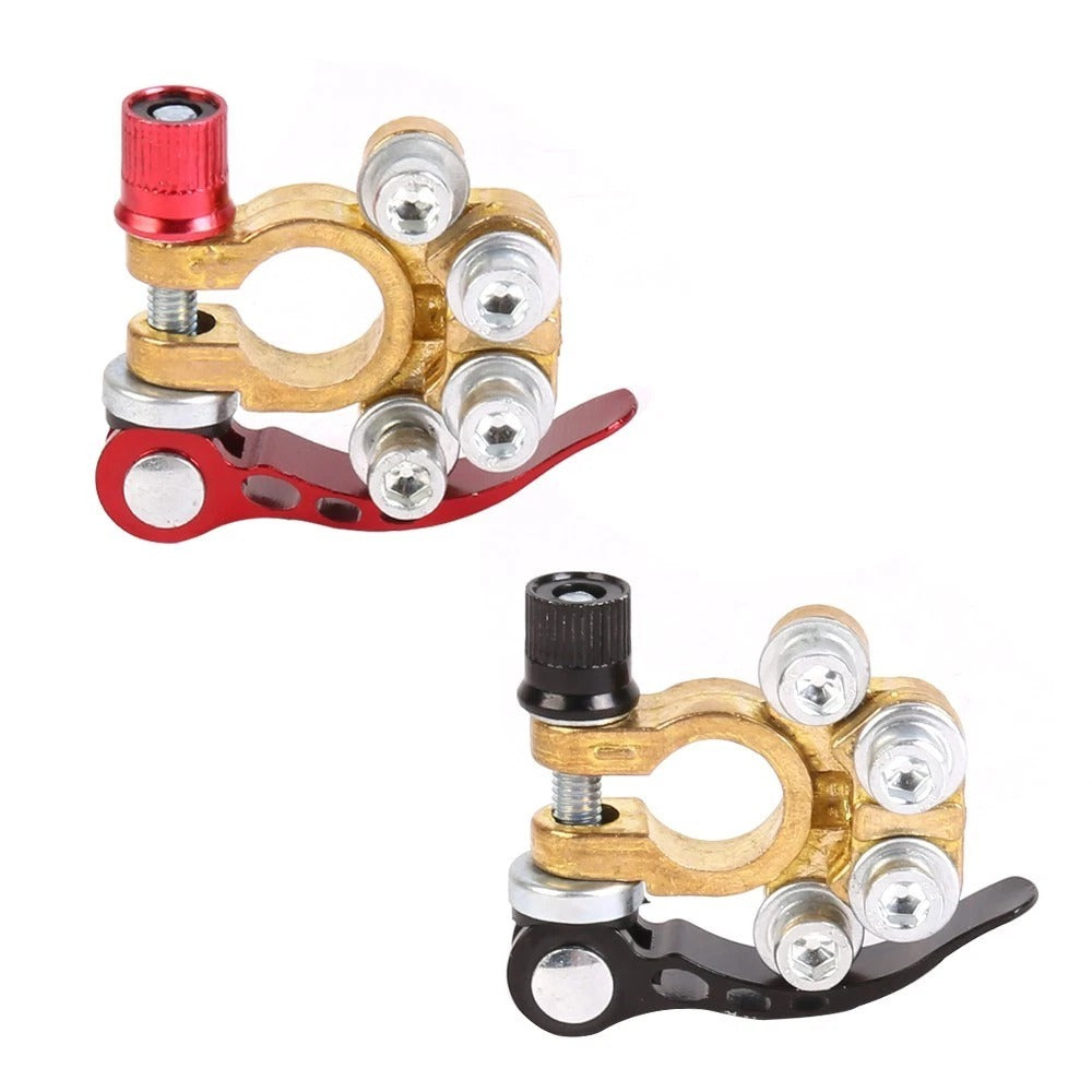 Battery Terminals Quick Release Connectors Clamps for Caravan Car Van 2 Pcs 12V