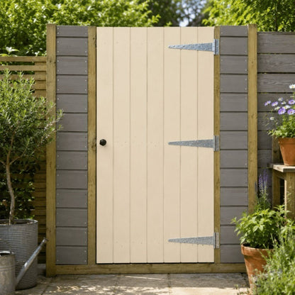 Heavy Duty T Hinges 18" (Pair) – for Gates, Sheds, Fences & Doors, Screws Included
