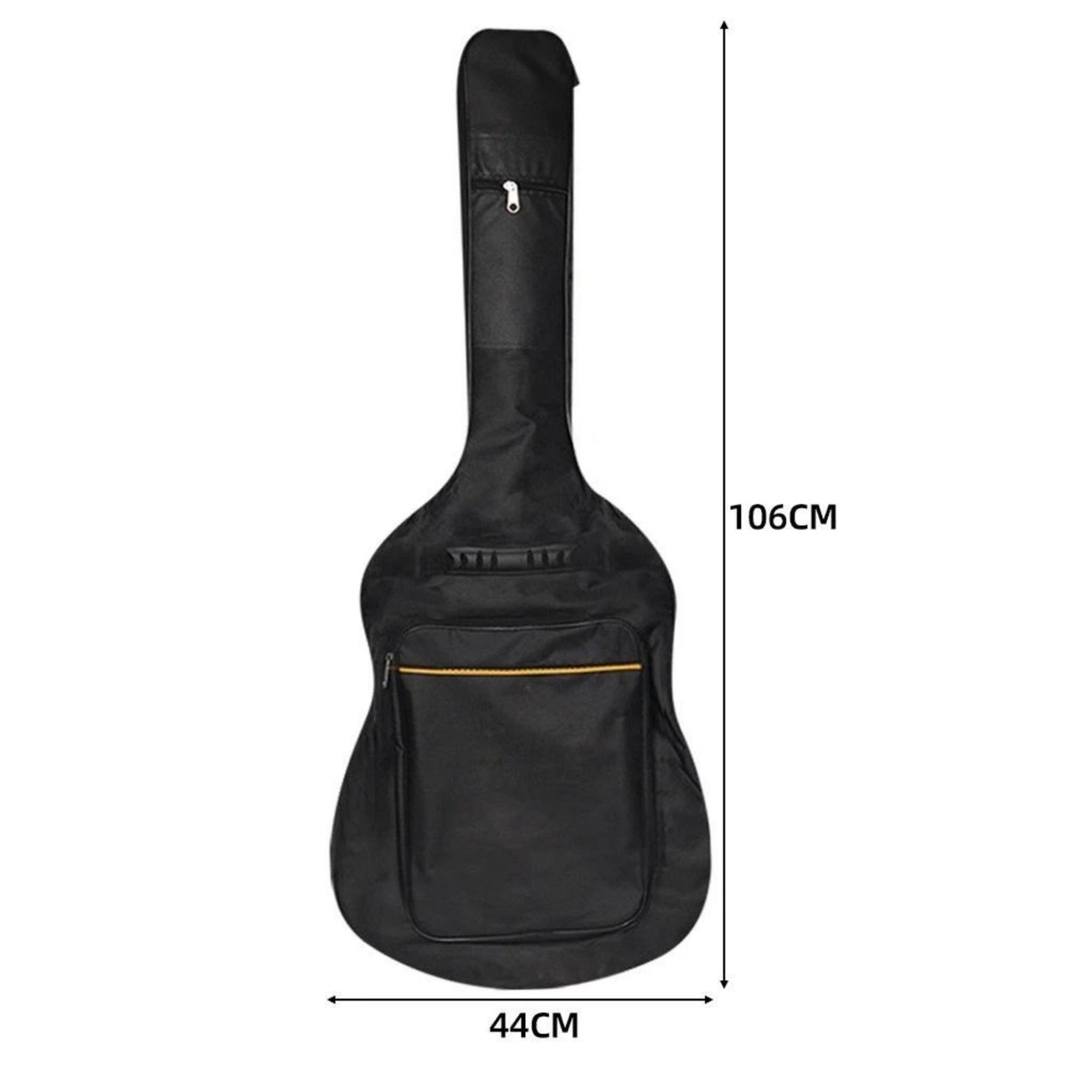 Waterproof Guitar Gig Bag Case 106cm Oxford Backpack Black Pocket Zips