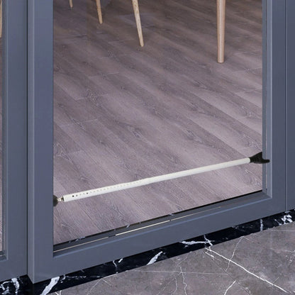 Adjustable Door Security Bar Heavy Duty Jammer Brace 106–136cm 400lbs
