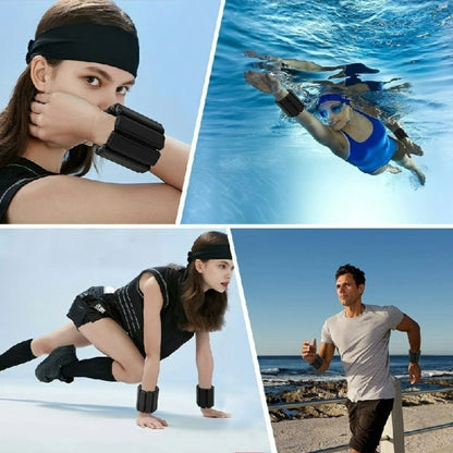 Adjustable Wrist & Ankle Weights for Aerobics Pilates Fitness Training